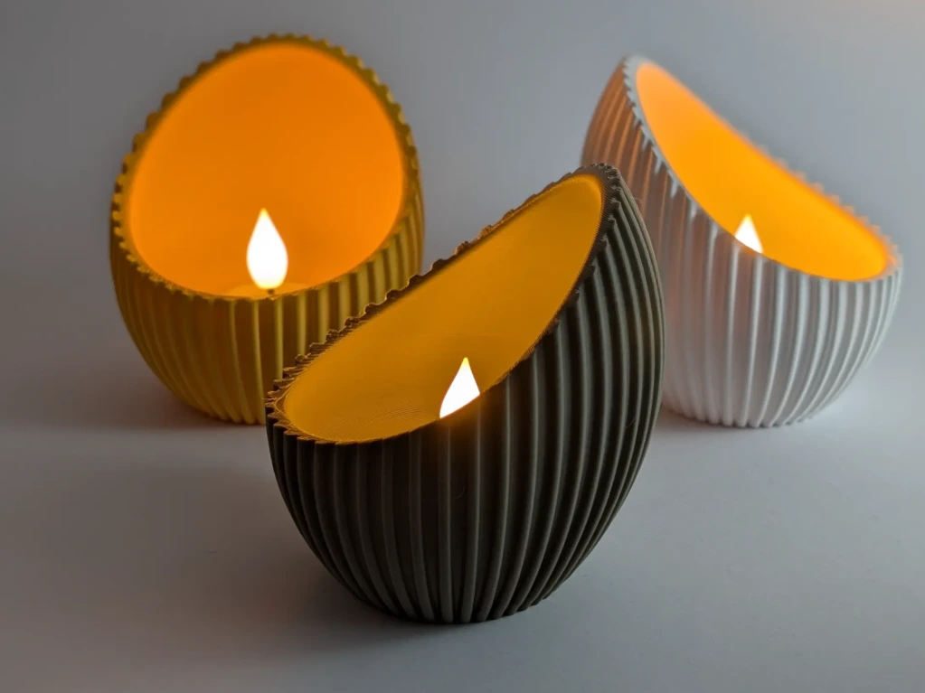 [NML-DESI-LYS-SOR-001] KaskArgi – Lamina | Sæt med 3 Minimalistiske Designlamper med Indirekte Lys (Sort)