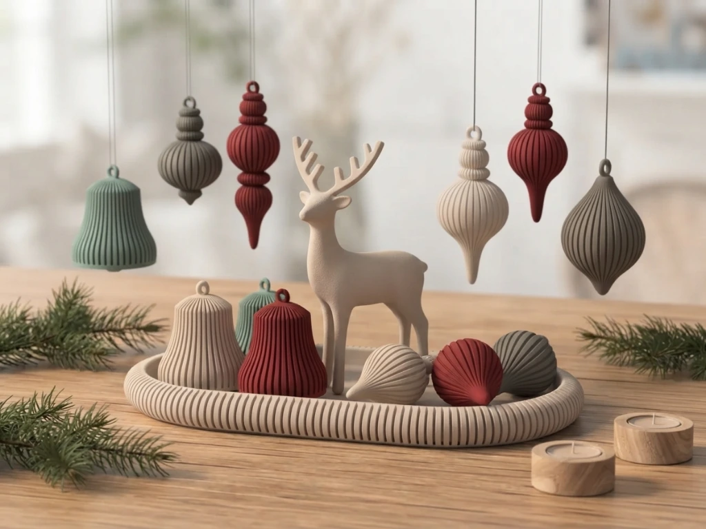 [NML-DESI-HOM-STD-001] Nordic Japandi Christmas Display Bundle – Eksklusivt Juleudstillingssæt